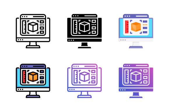 3D Design Icons: A Versatile Graphic Asset for Modern Branding