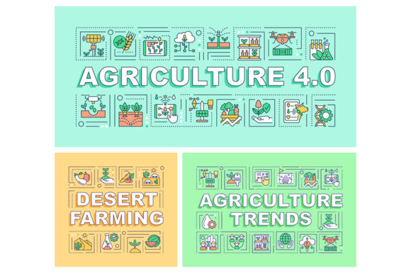 Agriculture Trends Word Concepts Banners: A Graphic Template Review