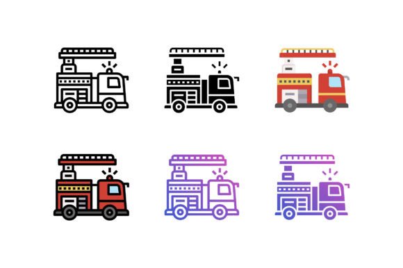 Firetruck Icon: A Versatile Graphic Design Asset for Modern Content Publishing