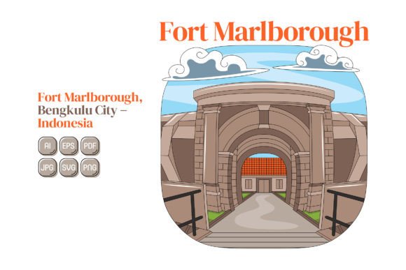 Fort Marlborough Vector Illustration Review for Real Embroidery Projects