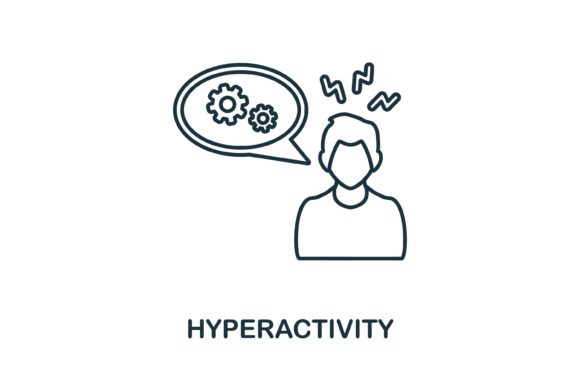 Hyperactivity Icon – A Versatile Graphic Design Asset for Creative Sellers