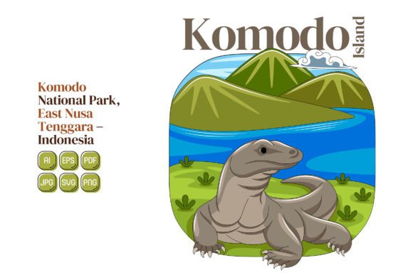 Komodo Island Vector Illustration: A Designer’s Perspective