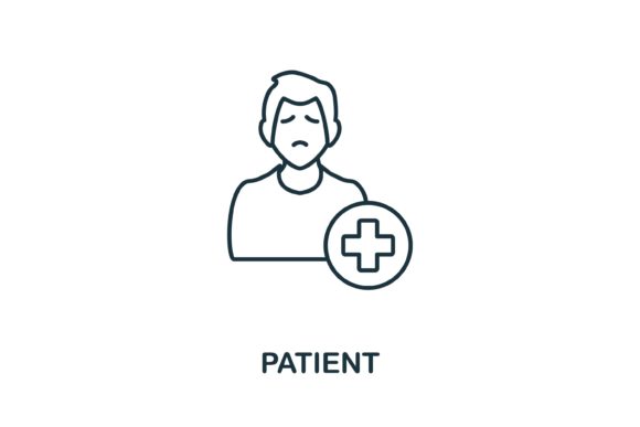 Patient Icon: A Versatile Graphic Design Asset for Local Business Branding