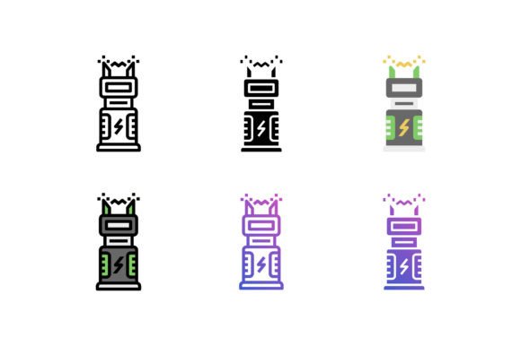 Taser Icon: A Versatile Graphic Design Asset for Creative Projects