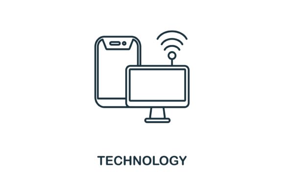Technology Icon Graphics: A Versatile Design Asset for Crafters